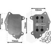 Radiador de óleo, óleo do motor VAN WEZEL - 40003396