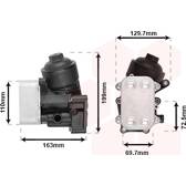 Radiador de óleo- óleo do motor VAN WEZEL - 58013720