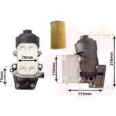 Radiador de óleo- óleo do motor VAN WEZEL - 58013721