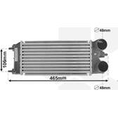 Radiador do ar de sobrealimentação VAN WEZEL - 18004701
