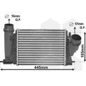 Radiador do ar de sobrealimentação VAN WEZEL - 43014701