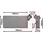 Radiateur chauffage VAN WEZEL - 09006129