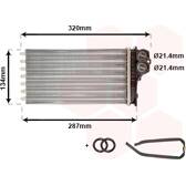 Radiateur chauffage VAN WEZEL - 09006279