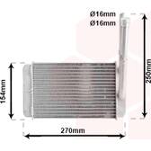 Radiateur chauffage VAN WEZEL - 18006132