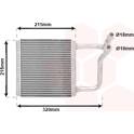 Radiateur chauffage VAN WEZEL - 30006451
