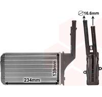 Radiateur De Chauffage Valeo Haute Performance - Dimensions 243x158x42 Mm - 9