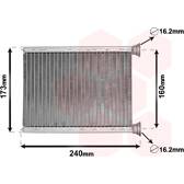 Radiateur chauffage VAN WEZEL - 43006569