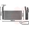 Radiateur chauffage VAN WEZEL - 73006074