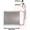 Radiateur chauffage VAN WEZEL - 82016704