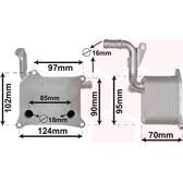 Radiateur d'huile VAN WEZEL - 03013705