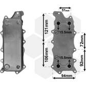Radiateur d'huile VAN WEZEL - 30013701