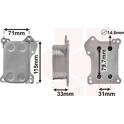Radiateur d'huile VAN WEZEL - 37013701