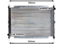 NRF Radiateur Du Moteur 50127 Aluminium | Boutique En Ligne