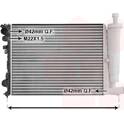 Radiateur moteur VAN WEZEL - 09002077