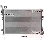 Radiateur moteur VAN WEZEL - 09002079