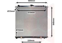 Radiateur Moteur NRF 53179 - Compatible Nissan Navara Pathfinder