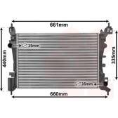 Radiateur moteur VAN WEZEL - 17002318