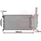 Radiateur moteur VAN WEZEL - 17002999