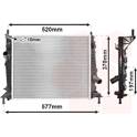 Radiateur moteur VAN WEZEL - 18002368