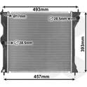 Koeler, motorkoeling VAN WEZEL - 32002243