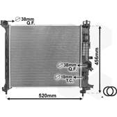 Koeler, motorkoeling VAN WEZEL - 37002562