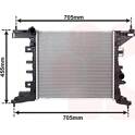 Koeler, motorkoeling VAN WEZEL - 37002568