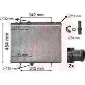 Koeler, motorkoeling VAN WEZEL - 40002267