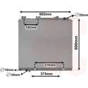 Radiator, engine cooling VAN WEZEL - 33002430