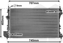 Radiator, engine cooling