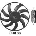 Fan, radiator VAN WEZEL - 0327746