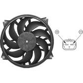 Fan, radiator VAN WEZEL - 0961745