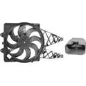 Fan, radiator VAN WEZEL - 1624749