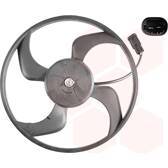 Fan, radiator VAN WEZEL - 4040746