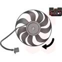 Fan, radiator VAN WEZEL - 4933746