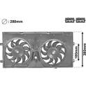Fan, radiator VAN WEZEL - 5874748