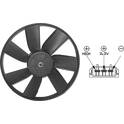 Fan, radiator VAN WEZEL - 5880744