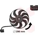 Fan, radiator VAN WEZEL - 5888745