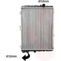 Radiator, engine cooling VAN WEZEL - 03002002