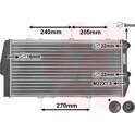 Radiator, engine cooling VAN WEZEL - 03002020