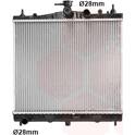 Radiator, engine cooling VAN WEZEL - 13002210