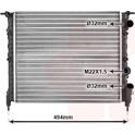 Radiator, engine cooling VAN WEZEL - 43002043