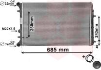 Radiator, engine cooling