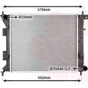 Radiator VAN WEZEL - 82012701