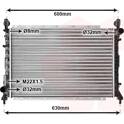 Radiatore, Raffreddamento motore VAN WEZEL - 01002055