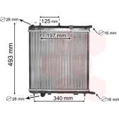 Radiatore, Raffreddamento motore VAN WEZEL - 09002188