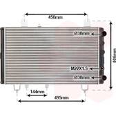 Radiatore, Raffreddamento motore VAN WEZEL - 40002081