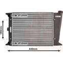 Radiatore, Raffreddamento motore VAN WEZEL - 58002001