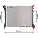 Radiatore, Raffreddamento motore VAN WEZEL - 73002098