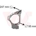 Splash Panel, brake disc VAN WEZEL - 1754372