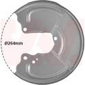 Splash Panel, brake disc VAN WEZEL - 1754373